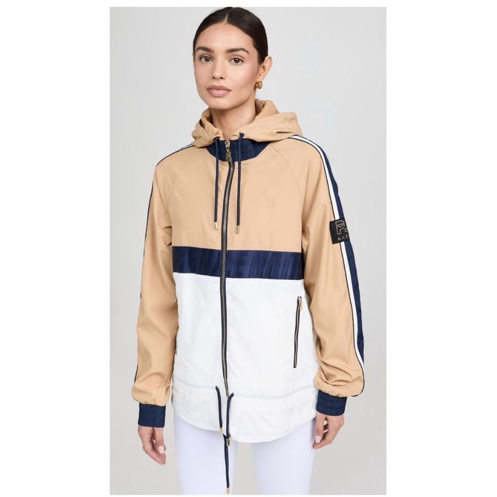 PE Nation “Man Down Jacket” | Small | Tan/Navy/White